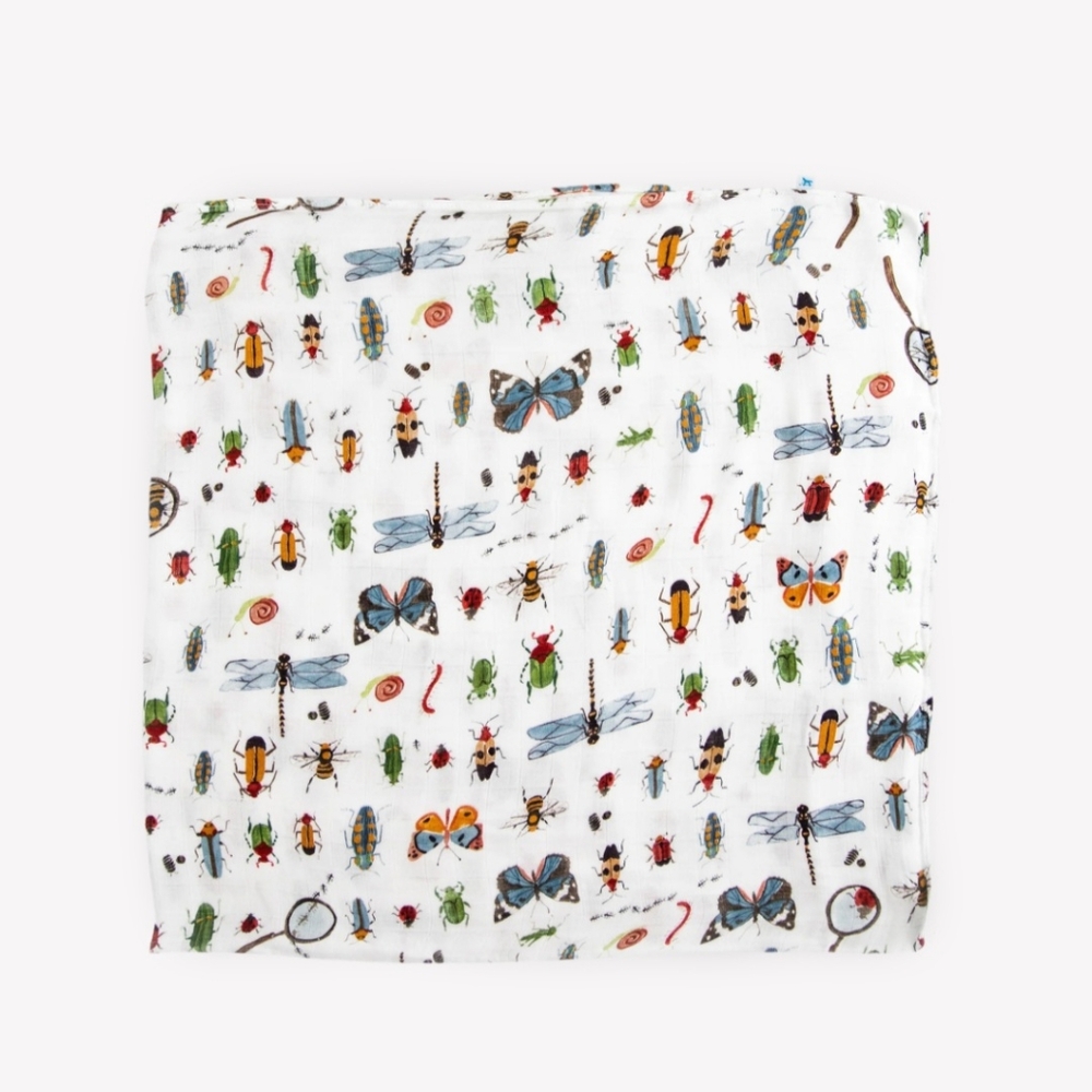 NEW Little Unicorn Single Deluxe Muslin Swaddle - Bugs